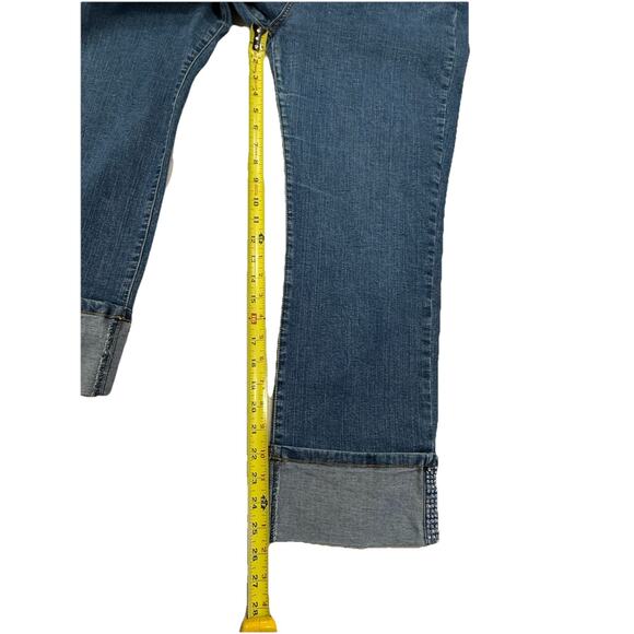 NYDJ Women’s Size 16 Cuff Cropped Stretchy Jeans Normcore Everyday - Picture 5 of 9